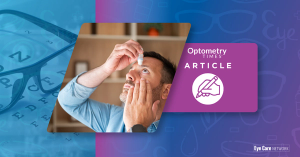 Man using eye drops | Image Credit: Adobe Stock/Moon Safari