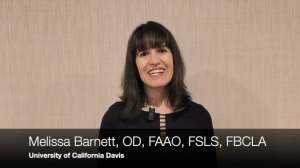 Melissa Barnett, OD, FAAO, FSLS, FBCLA, gave 2 presentations alongside other ODs and MDs at CRU 2025. 