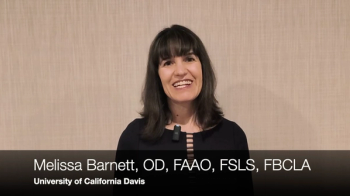Melissa Barnett, OD, FAAO, FSLS, FBCLA, gave 2 presentations alongside other ODs and MDs at CRU 2025. 
