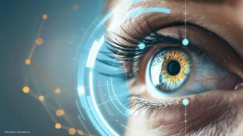 closeup of eye during study of patients with glaucoma and presbyopia - Image credit: Adobe Stock / ©TensorSpark