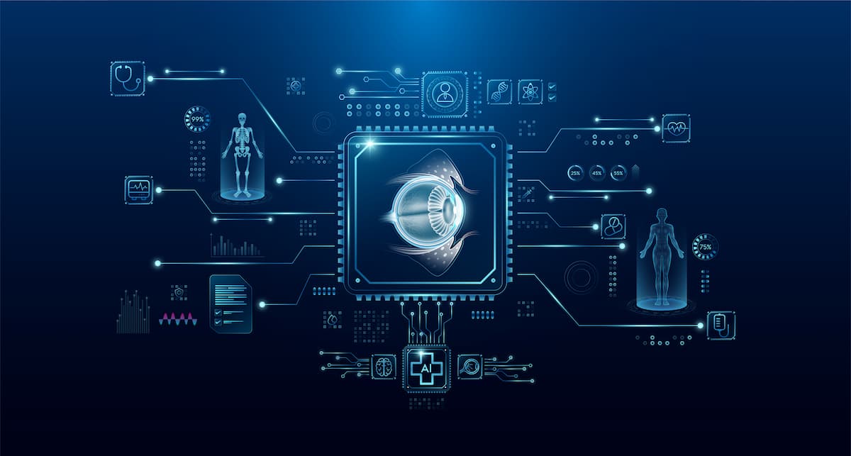 AI graphic of eye on chip Image credit: AdobeStock/Adisak