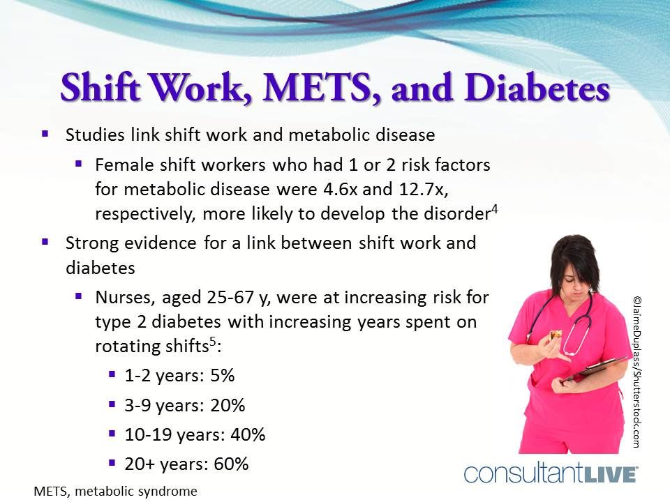 Shift work and metabolic disorders. 