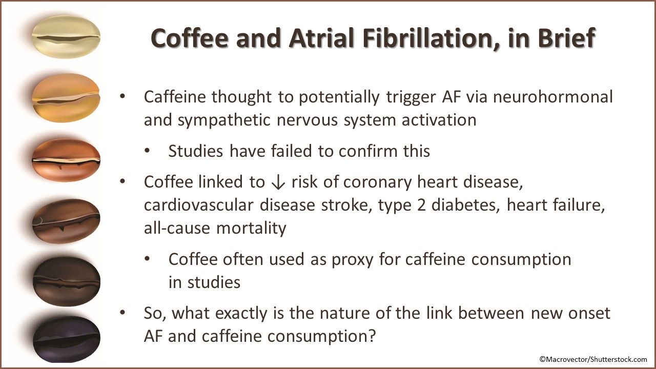 Coffee and Atrial Fibrillation What's the (True) Link? Patient Care