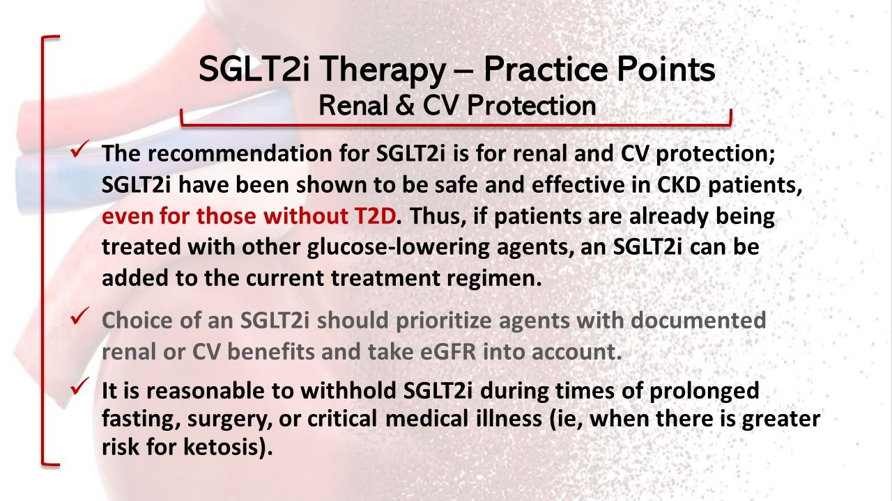 KDIGO 2022 Diabetes Management In CKD Guideline: A Topline Look At The ...