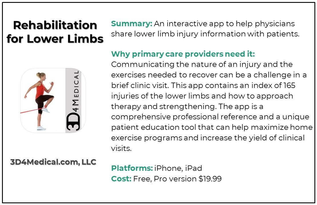 physical therapy, physical therapy apps, top physical therapy apps for physician