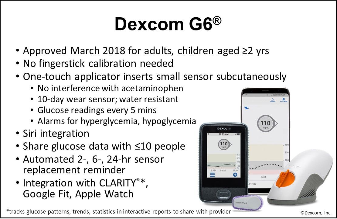 CGM devices, continuous glucose monitoring Dexcom G6, diabetes, insulin