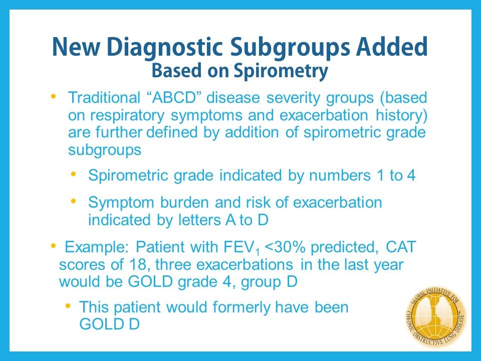 Updated 2017 GOLD Recommendations for COPD | Patient Care