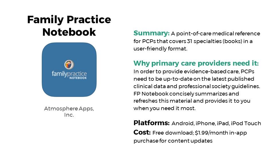 5 Top Apps for Primary Care
