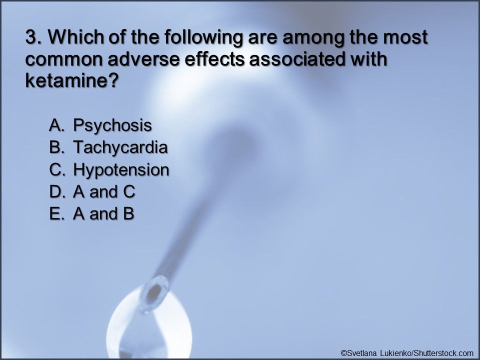 ketamine as an analgesic