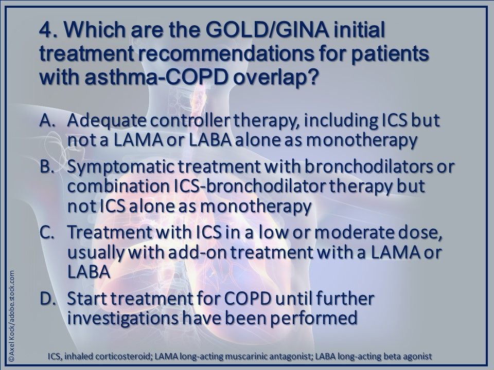 Asthma-COPD overlap GINA, GOLD 