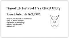 EP. 1 Thyroid Lab Tests and Their Clinical Utility
