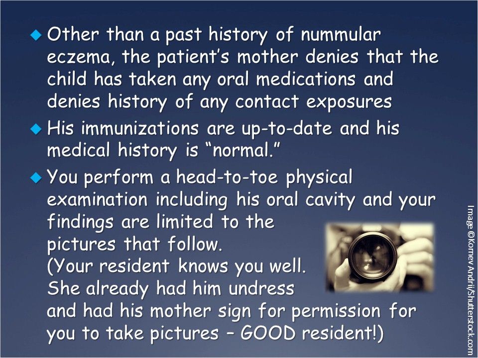 A Pruritic, Polygonal, Papular, Rash on a 10-year-old Boy