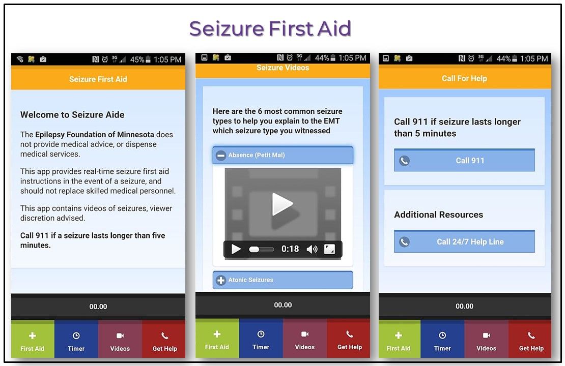 Top 5 Seizure and Epilepsy Apps for Primary Care, seizure first aid