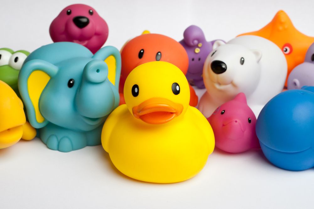 how to clean slimy bath toys