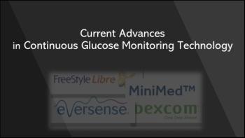 Current Advances in Continuous Glucose Monitoring Technology
