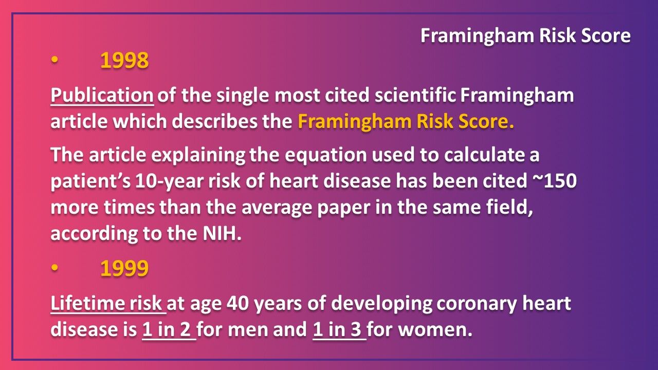 framingham heart study research design