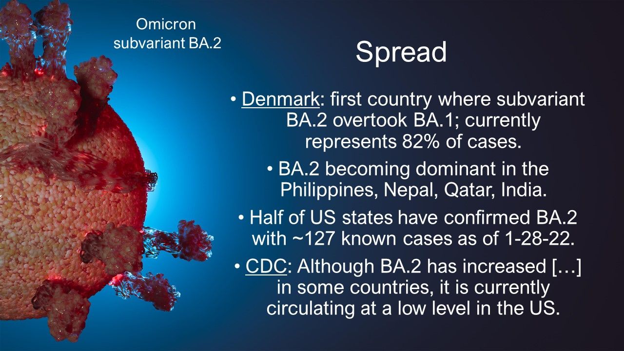 Omicron Subvariant BA.2: What We Know Now