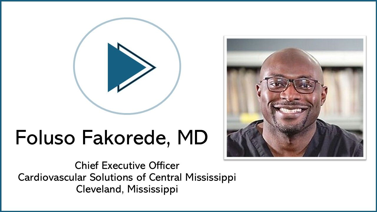 Foluso Fakorede, MD: Racial Disparities in PAD Amputation Rates
