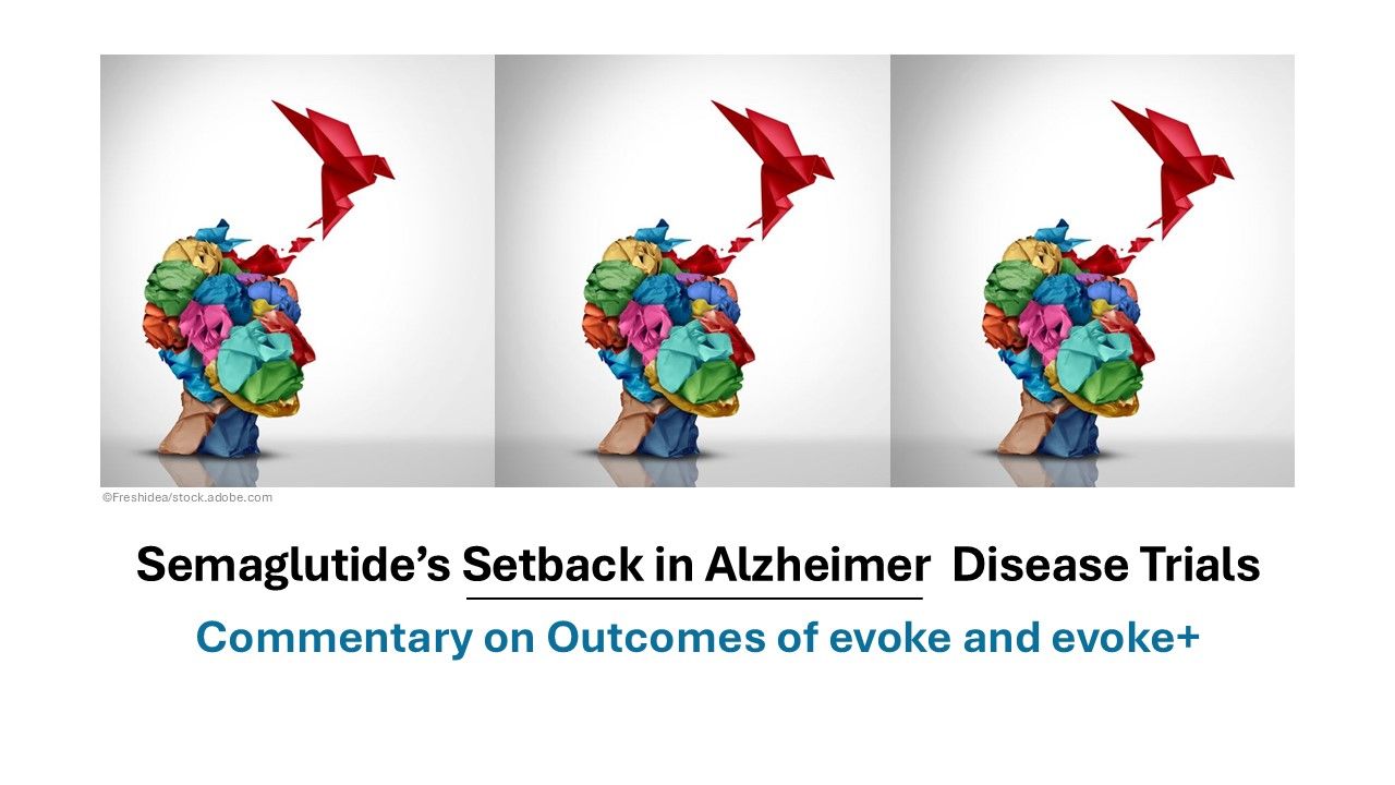 Semaglutide’s Setback in Alzheimer Disease Trials: Commentary on Outcomes of evoke and evoke+ / image credit ©Freshidea/stock.adobe.com