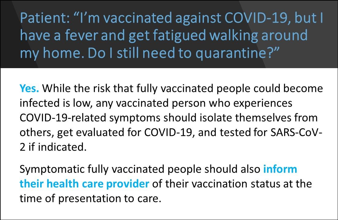 CDC Guidance for Fully Vaccinated Persons Part 2