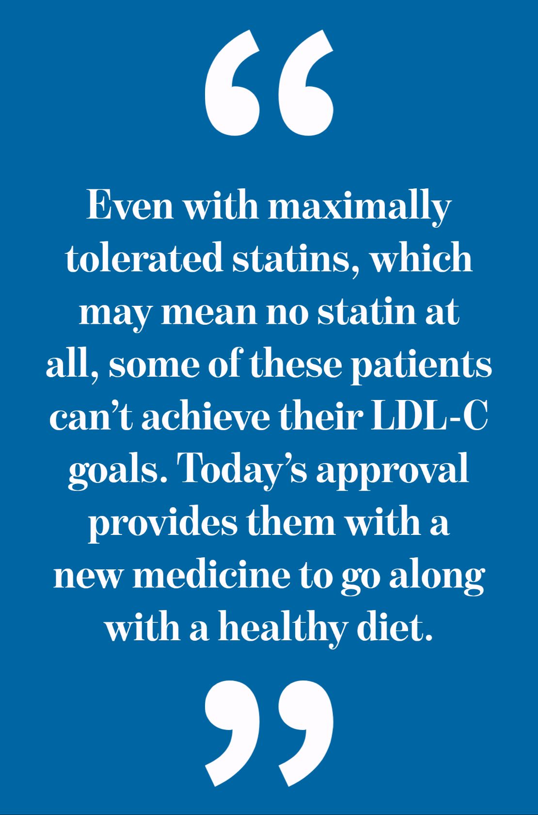 First Oral Non-Statin LDL-C Lowering Drug Approved in 2 ...