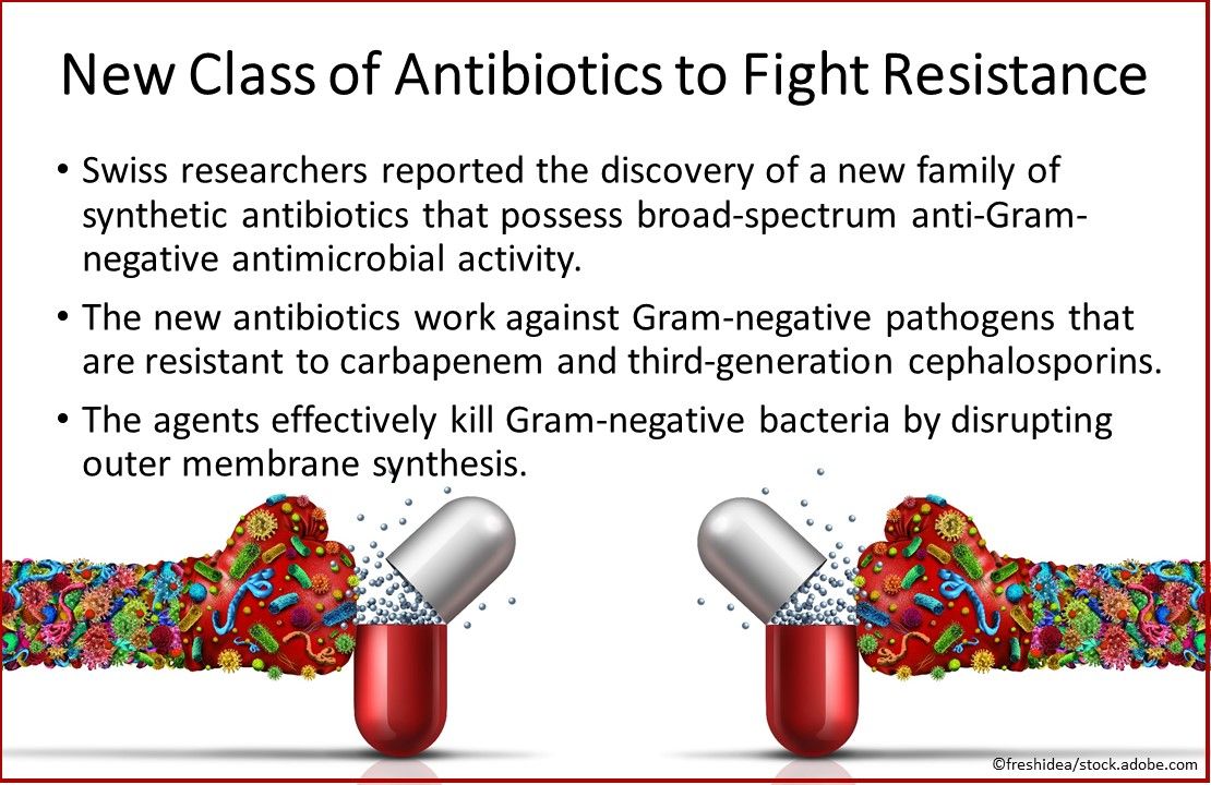 New class of antibiotics to fight resistance, synthetic antibiotics, drug resist