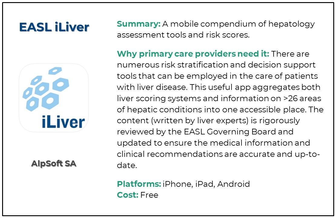 EASL iLiver, EASL iLiver app, EASL, liver disease, top hepatology apps