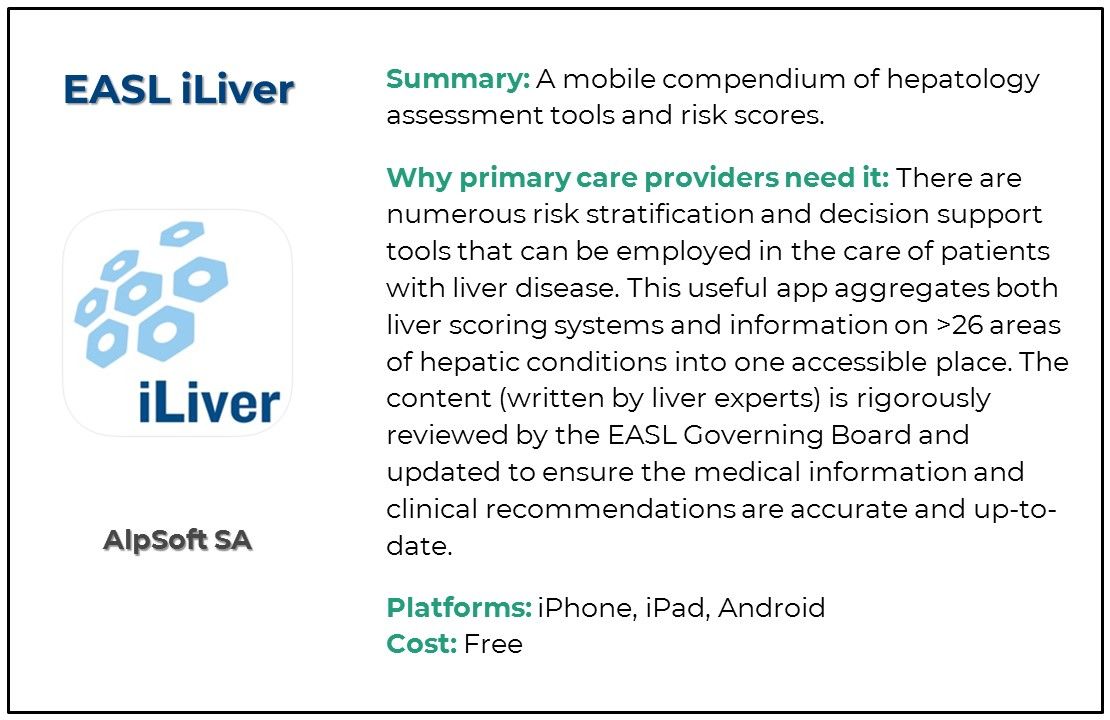 EASL iLiver, EASL iLiver app, EASL, liver disease, top hepatology apps