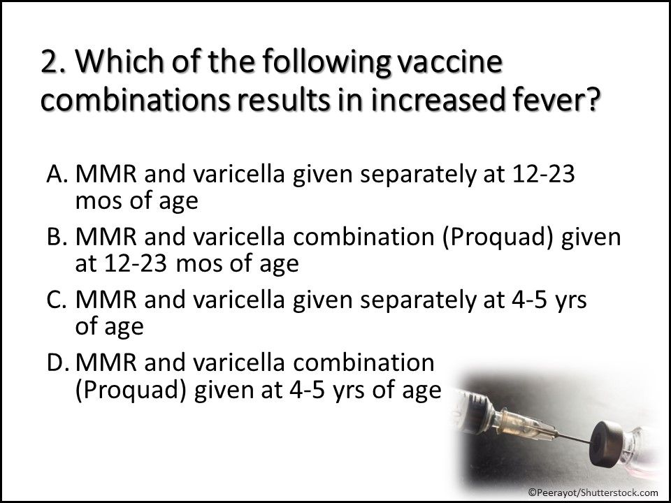 high fever after 2 month vaccines