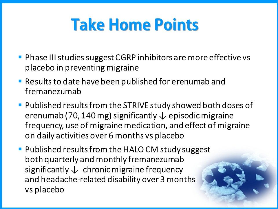 CGRP Inhibitors Reduce Migraine Frequency, Disability