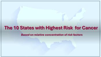 The 10 states with the highest risk for cancer / image credit ©Perspectivexx/stock.adobe.com
