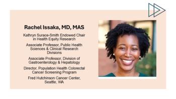 Rachel Issaka, MD, MAS: Effective CRC Prevention Programs Require Multispecialty Commitment