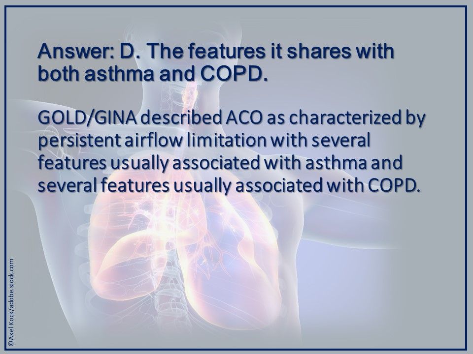 Asthma-COPD overlap, GINA, GOLD 