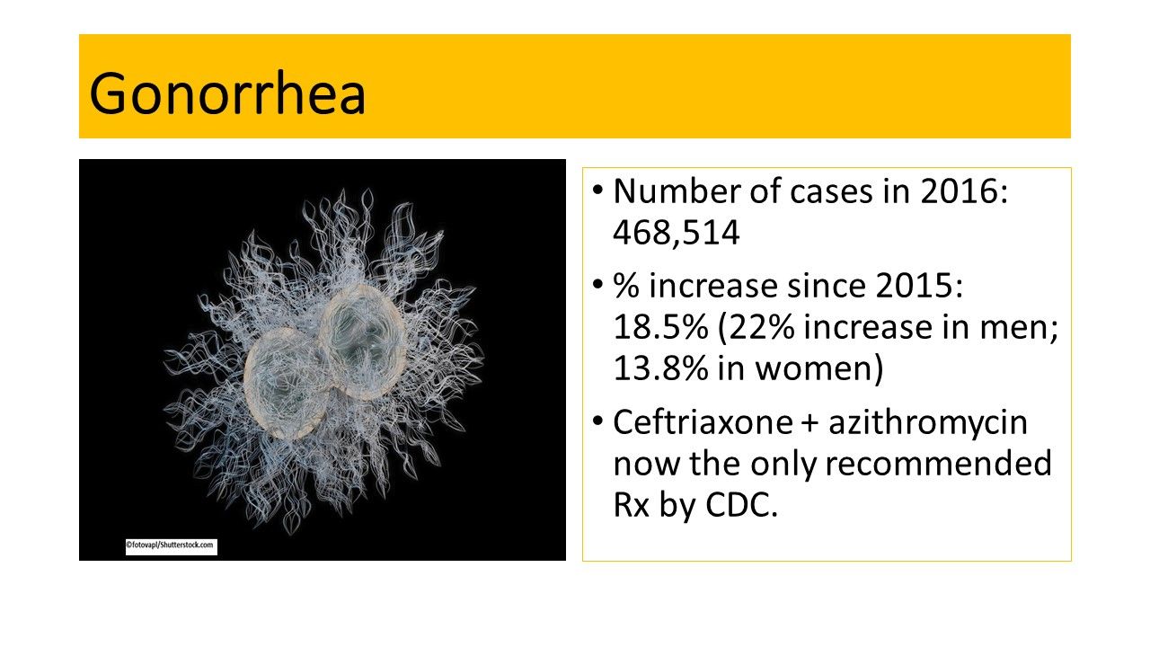 Chlamydia, Gonorrhea, Syphilis Rates Up