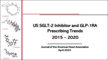 SGLT-2 Inhibitor and GLP-1 Receptor Agonist Prescribing Trends 2015-2020