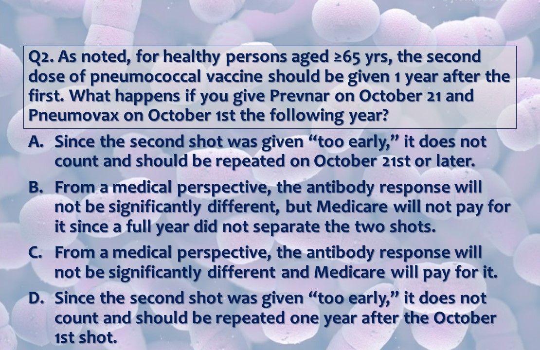 Adult Pneumococcal Vaccine: Who Needs It? When and Why?