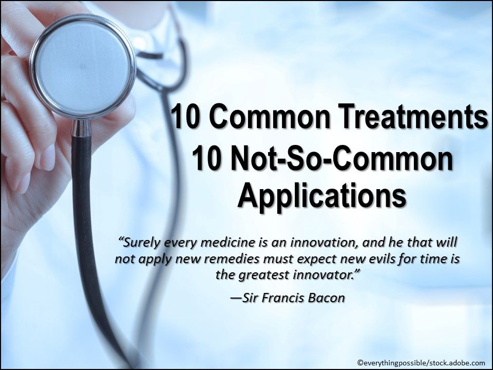 10 Common Treatments, 10 Not-So-Common Applications, aspirin, diabetes, gout