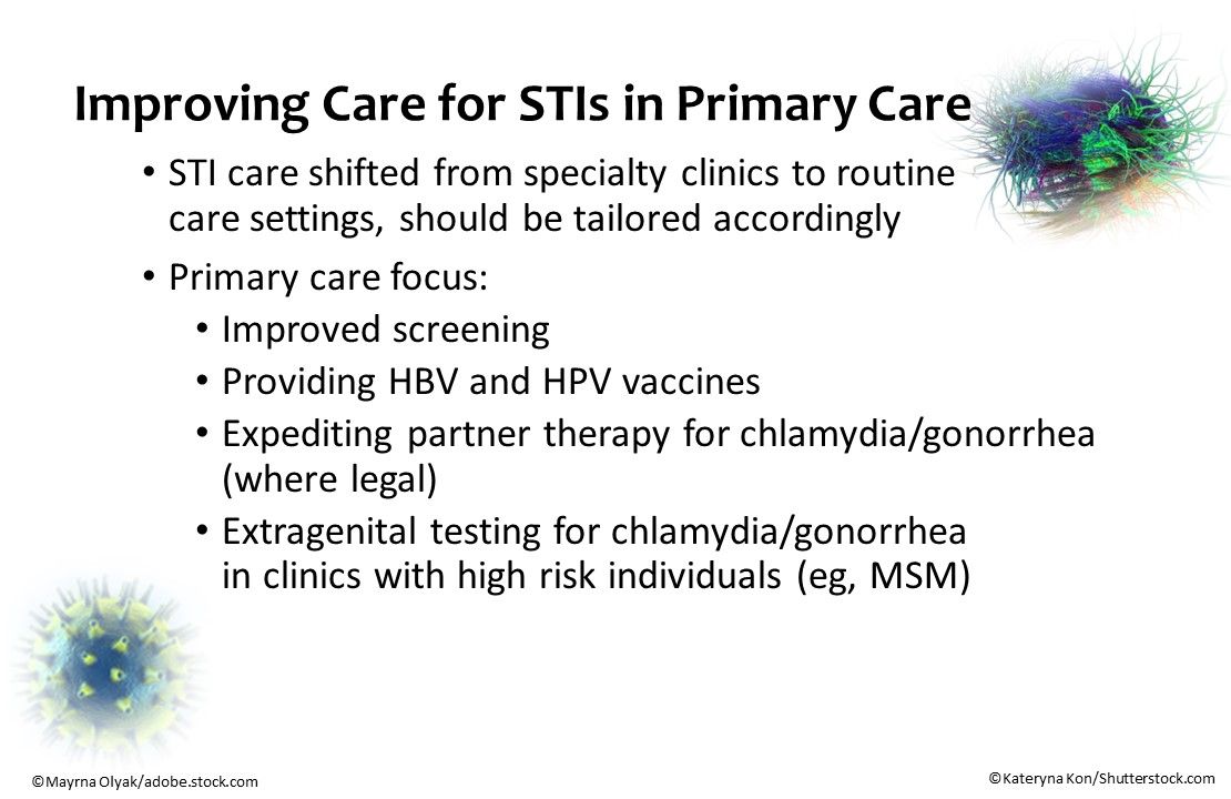 Improving care for STIs in Primary Care, STI treatment in primary care 