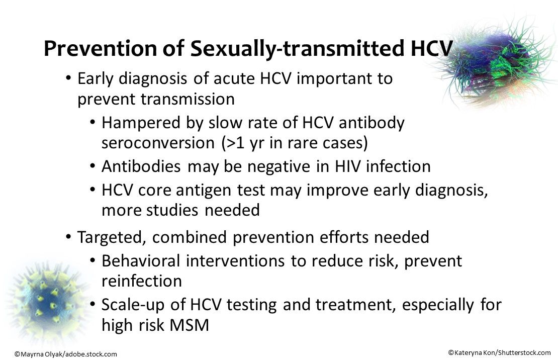 Prevention of Sexually transmitted HCV, prevent sexual transmission of HCV 