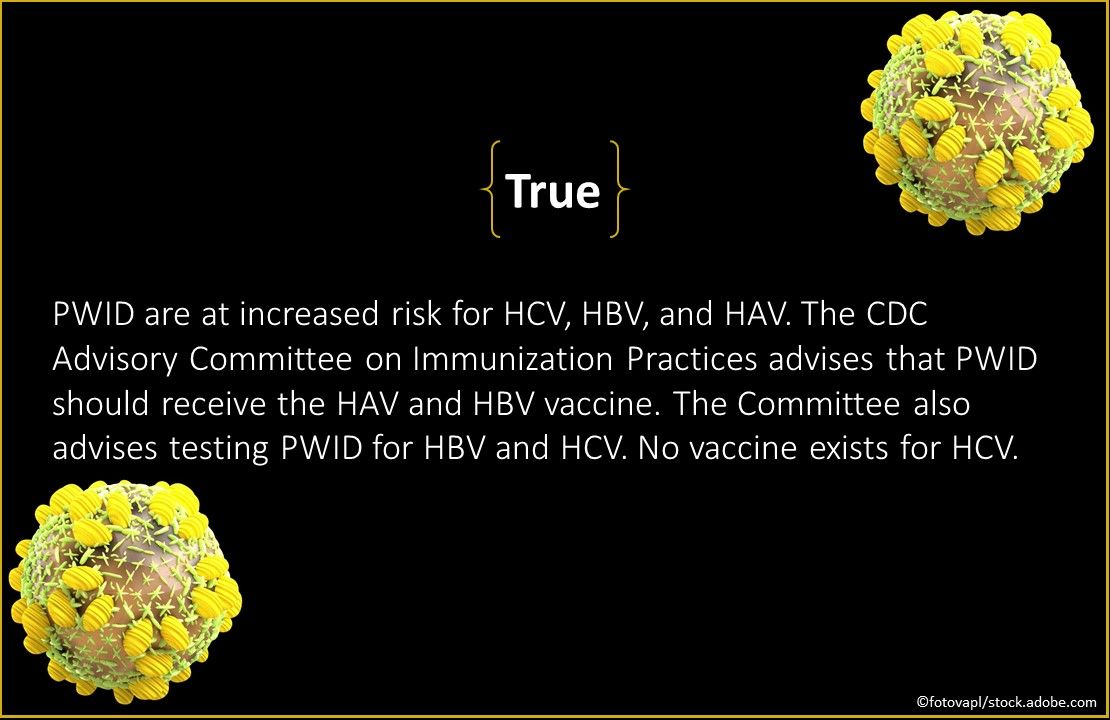 Hepatitis C and Injection Drug Use: A True/False Quiz