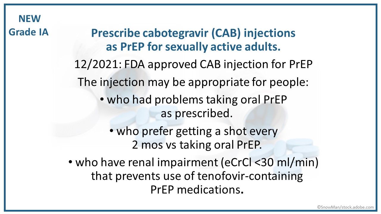 PrEP for HIV Prevention: A Guideline Update Topline