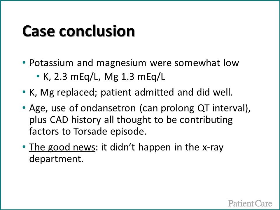 Torsade de pointes, ventricular tachycardia 