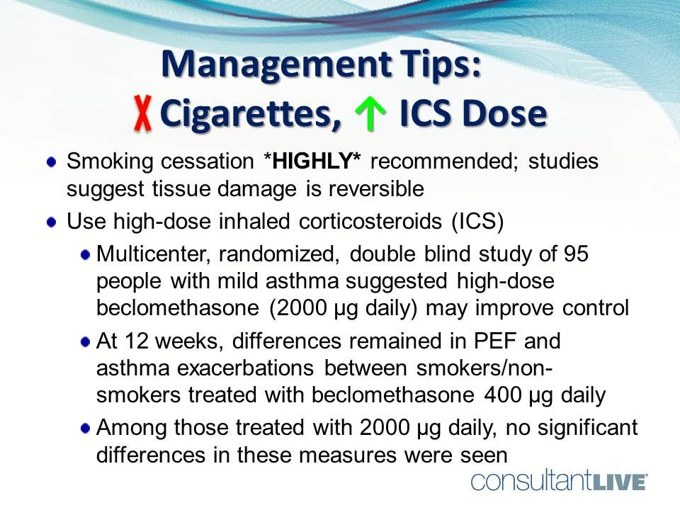 Can Asthma Be Managed in Smokers?