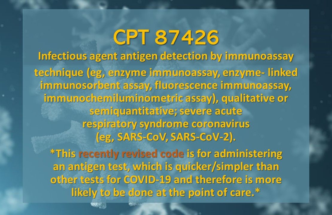 Billing Codes For COVID-19, Other Respiratory Viruses