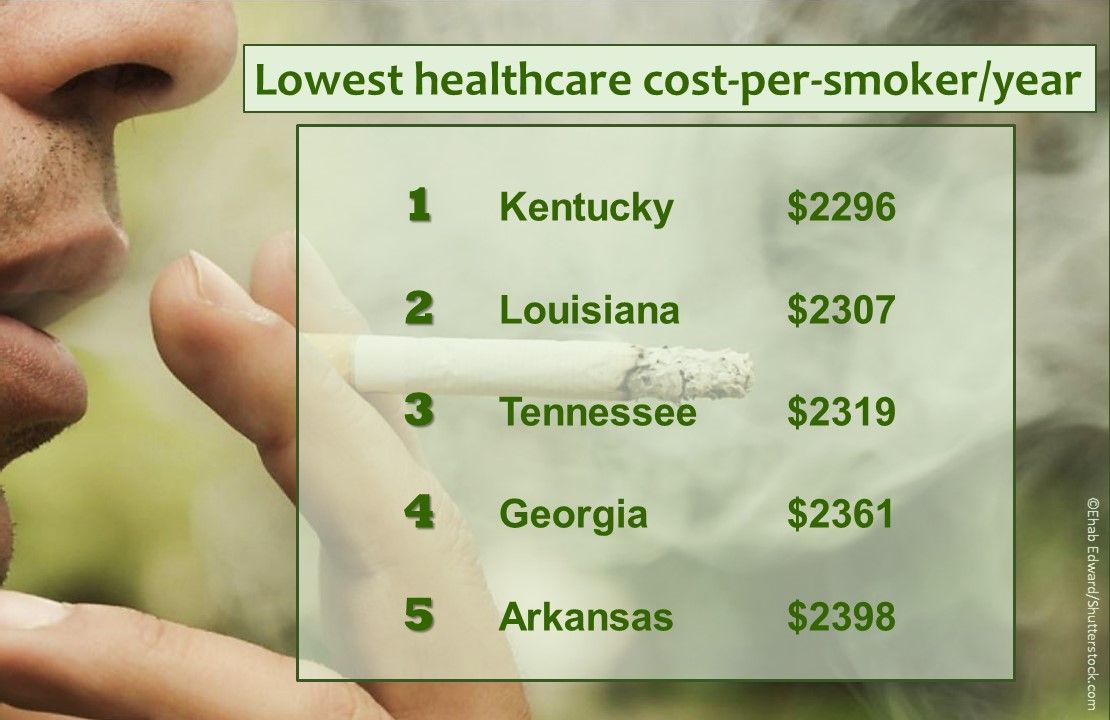 The Annual Costs of Smoking by State Patient Care Online