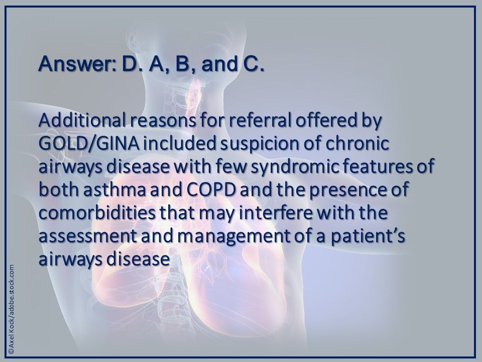 Asthma-COPD overlap, GINA, GOLD 