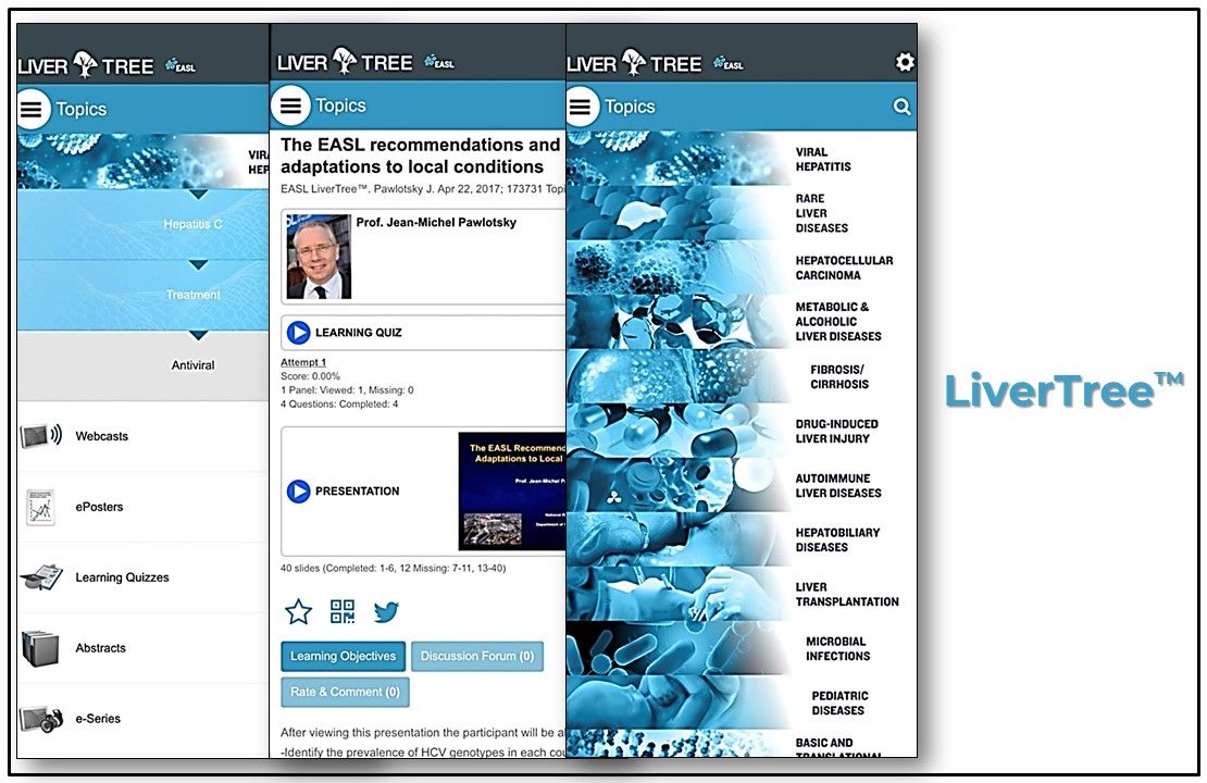 EASL LiverTree, liver apps, hepatology apps, top 5 Hepatology Apps