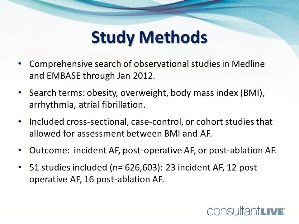 AF risk increases with obesity. 