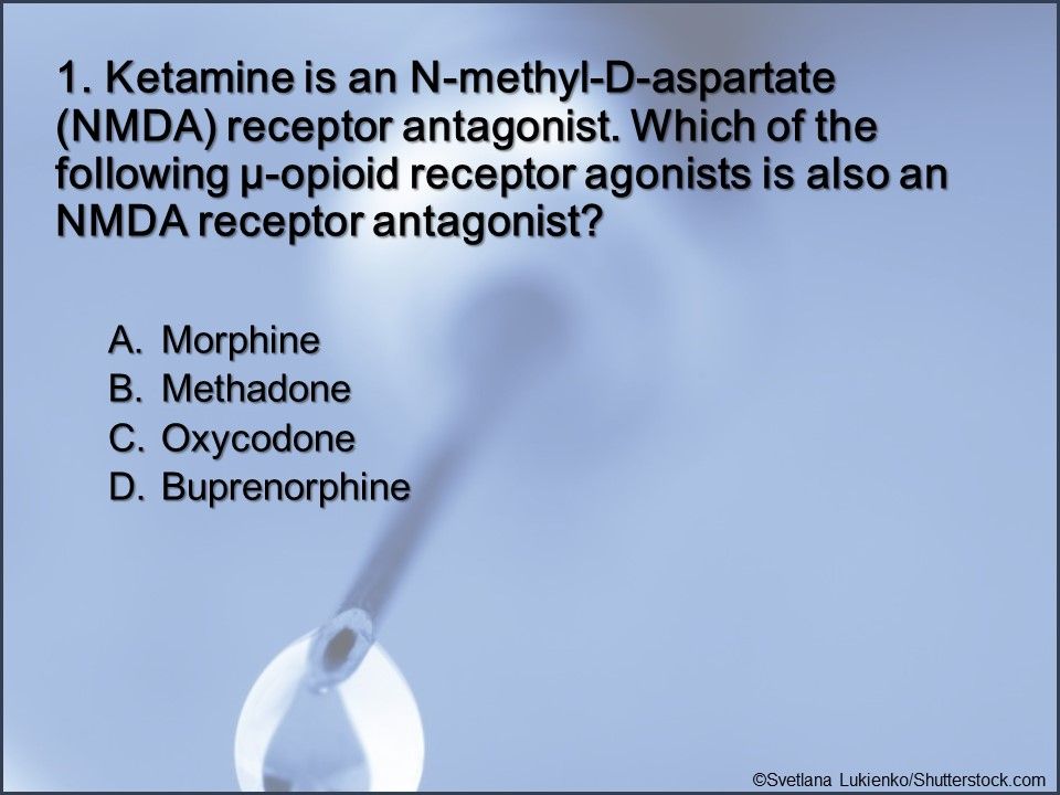 ketamine as an analgesic