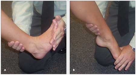 foot pain plantar flexion